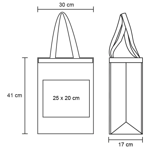 Pacific – Bolsa Ecológica Cosida De 70 Gr/m2
