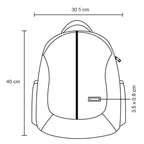 bl-049-extra Cento – Mochila De 2 Compartimientos, Espacio