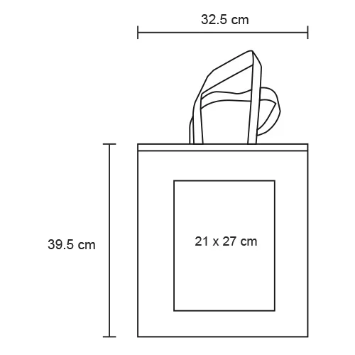 Coralina – Bolsa De Algodón De 220 Gr/m2 Cosida