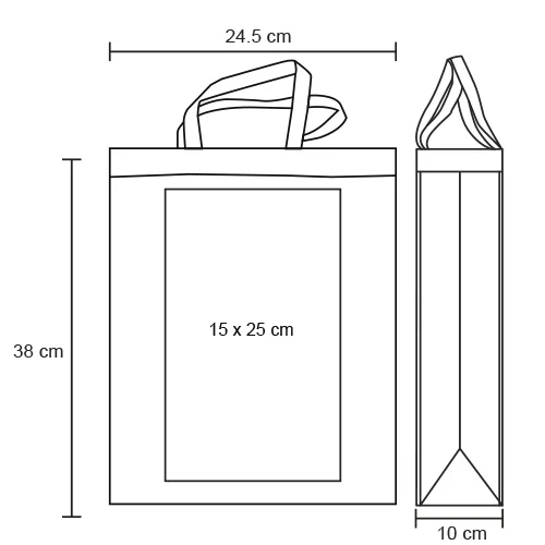 Terra – Bolsa Ecológica De Non Woven De 80