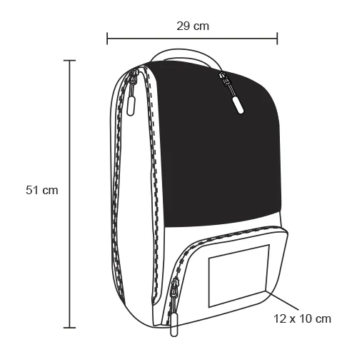 Lacross – Mochila De Poliéster Y Vinipiel Que
