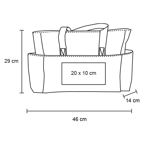 Adana – Bolsa Con Interior Reforzado, Dos Asas