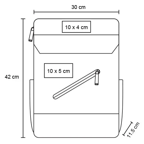 Cove – Mochila De 3 Compartimentos,