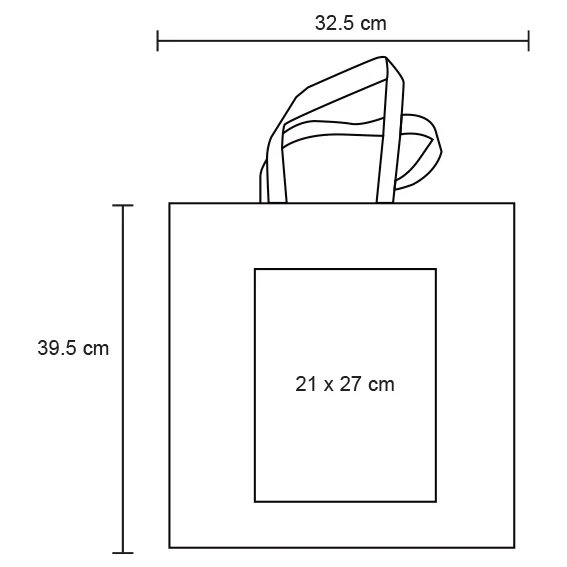 Palma – Bolsa De Algodón Cosida