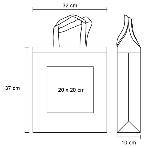 Senda – Bolsa De Non Woven De 65 Gr/m2,