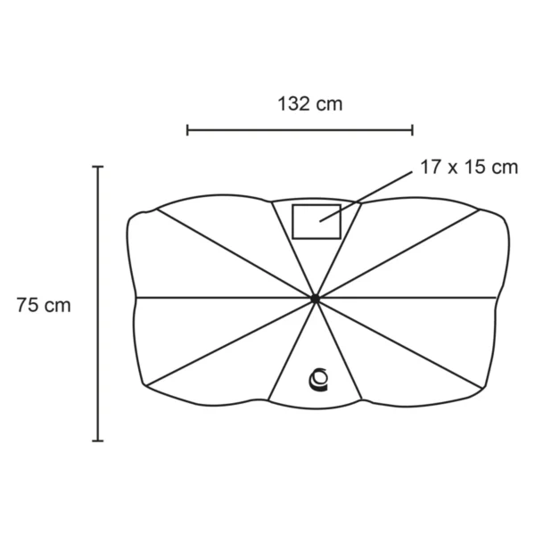 Raso – Parasol Panorámico Plegable De
