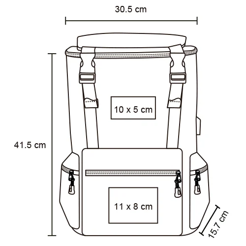 bl-213-extra Luang – Mochila De 1 Compartimento Principal