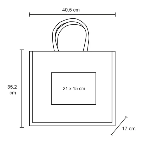 Veda – Bolsa De Yute Laminada