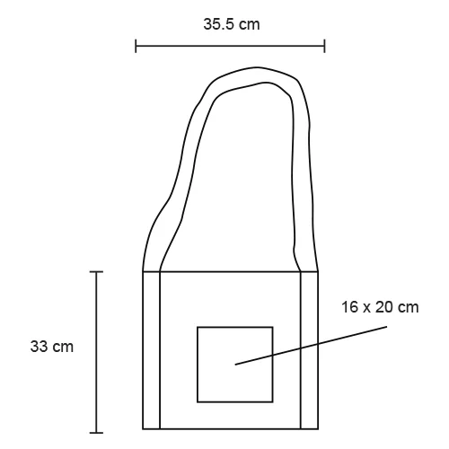 Rishi – Bolsa De Yute Laminada, Cosida Y