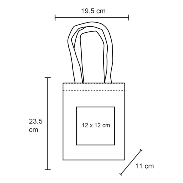 bl-247-extra Dabba – Mini Bolsa De Algodón Cosida