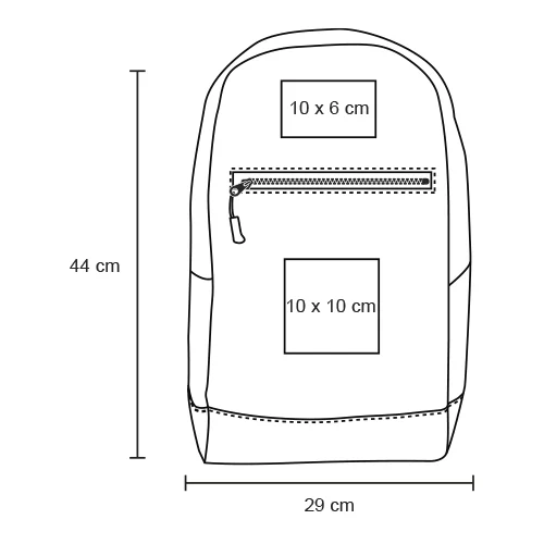 Dush – Mochila De 2 Compartimentos, 1