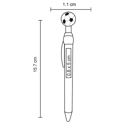 Ibrox – Bolígrafo Plástico