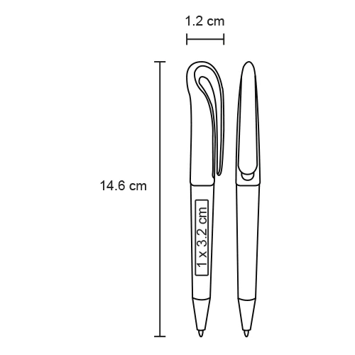 bp-7435-extra Lake – Bolígrafo De Plástico De Color