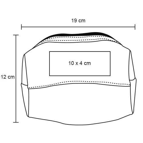 Blanc – Neceser De Vinil Bicolor