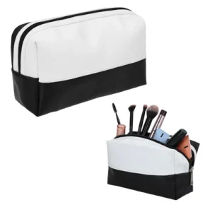 Blanc – Neceser De Vinil Bicolor