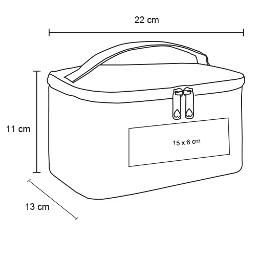 Wanda – Cosmetiquera Rectangular De Poliuretano