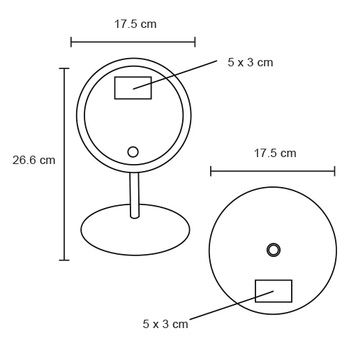 Snow – Espejo Facial