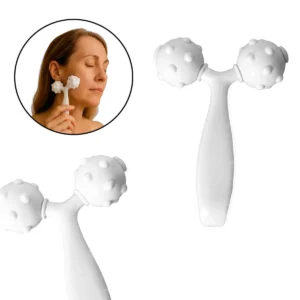 Kika – Masajeador Facial De Doble Rodillo Y