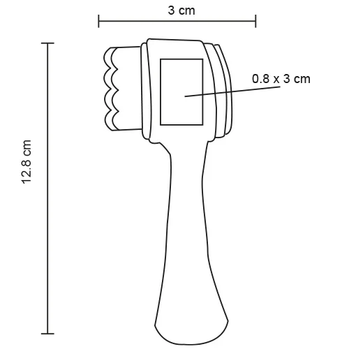 cp-120-extra Dani – Cepillo Limpiador Facial De Doble Cara