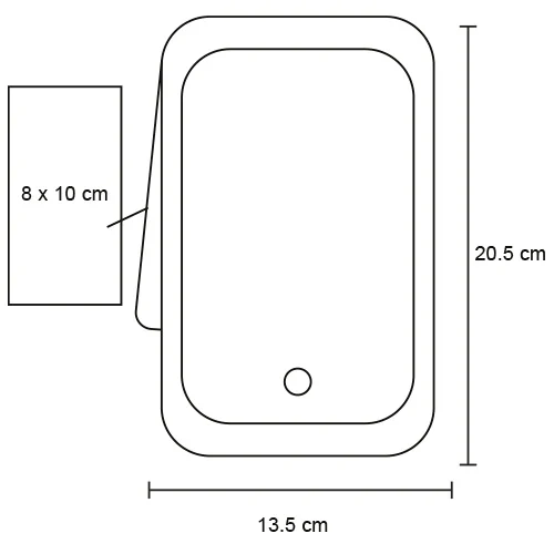 Caeli – Espejo Facial Plegable