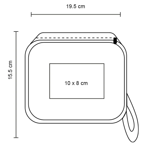 Jane – Cosmetiquera Rectangular De Plástico