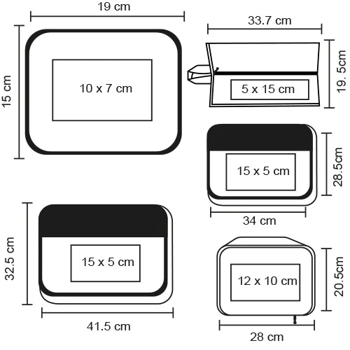 Walter – Set De Bolsas Organizadoras De Equipaje
