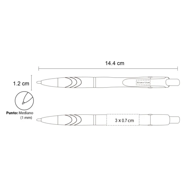 emblem-extra Bic – Bolígrafo De Plástico De Punto Medio