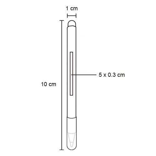 ep-23021-extra Ruler – Bolígrafo De Bambú Libre De Tinta Que