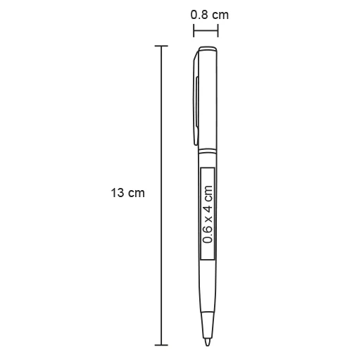 Pisa – Bolígrafo De Aluminio
