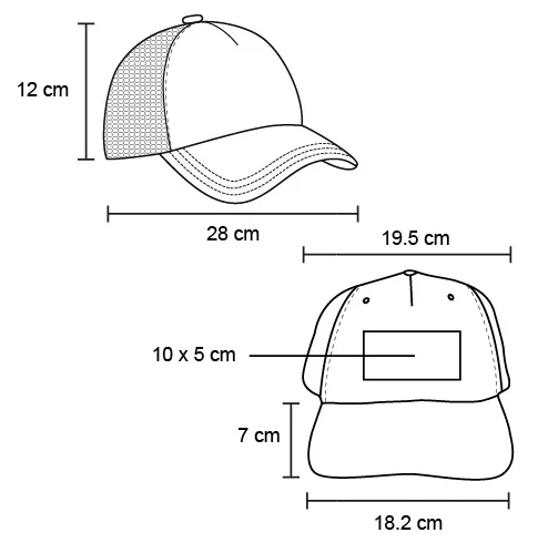 go-006-extra Jets – Gorra 100% Poliéster