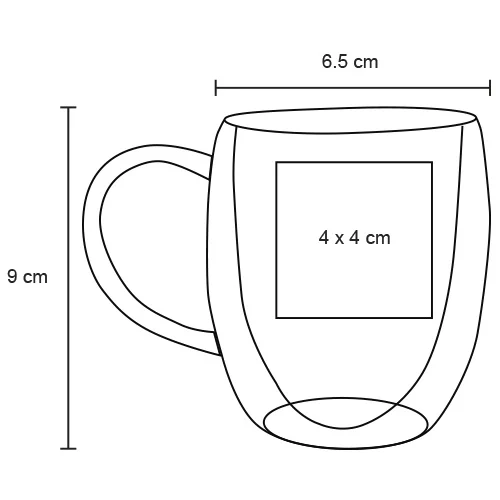 ho-029-extra Luwak – Taza De Vidrio Doble Pared