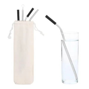 Drink – Set De Popotes De Acero Inoxidable