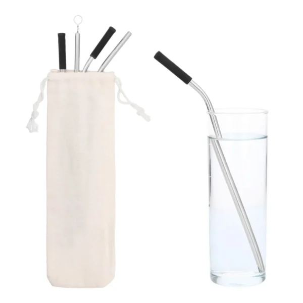 Drink – Set De Popotes De Acero Inoxidable