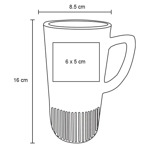 ho-056-extra Miro – Taza Cónica De Cerámica