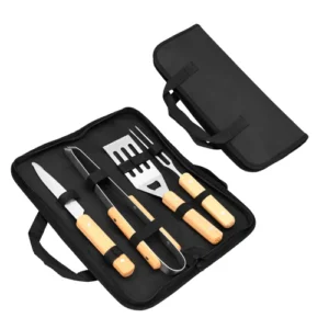 Entrecot – Set De Bbq En Estuche De Poliéster Y