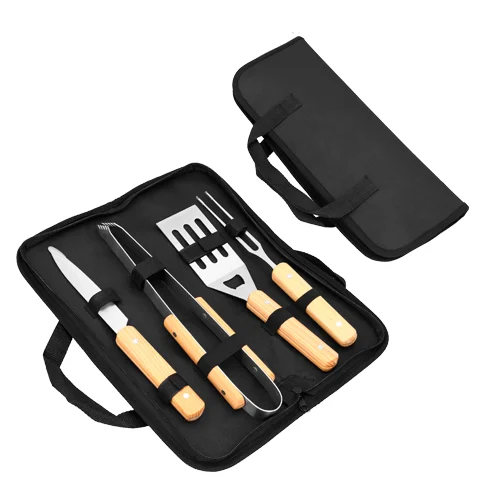 Entrecot – Set De Bbq En Estuche De Poliéster Y