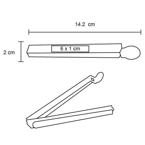 ho-077-extra Cookie – Clip Para Sellar Bolsas Elaborado En