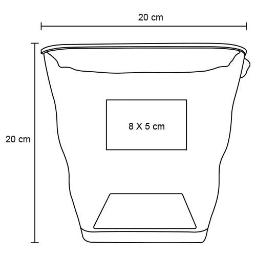 Evian – Hielera De Plástico