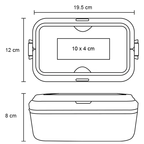 Food – Contenedor De Alimentos De Plástico