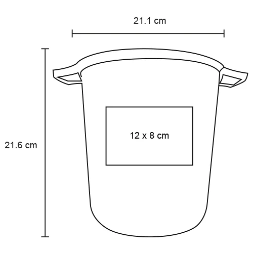 ho-125-extra Badoit – Hielera Circular De Acrílico