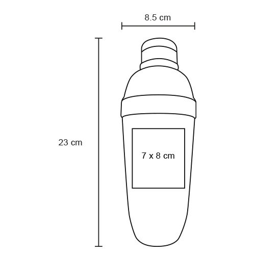 Vod – Shaker De Plástico