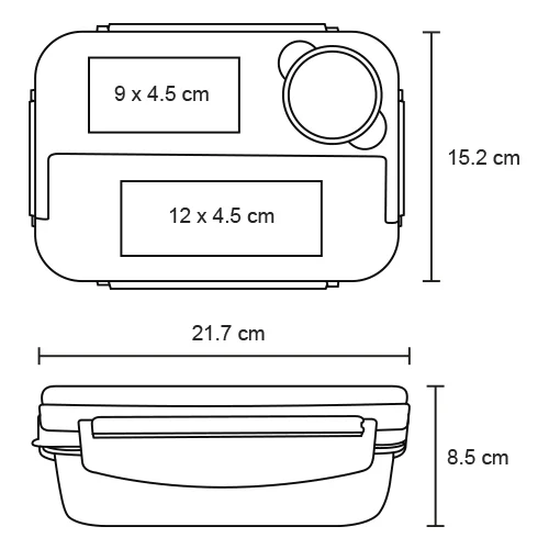 ho-150-extra Jim – Contenedor De Alimentos De Plástico