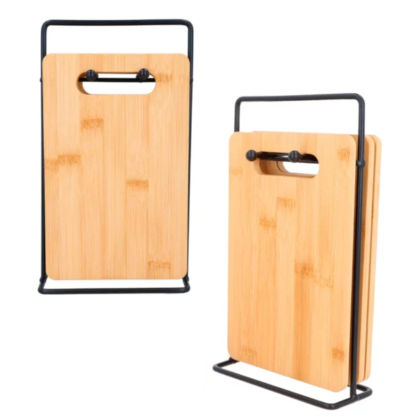 Brett – Set De 4 Tablas De Madera