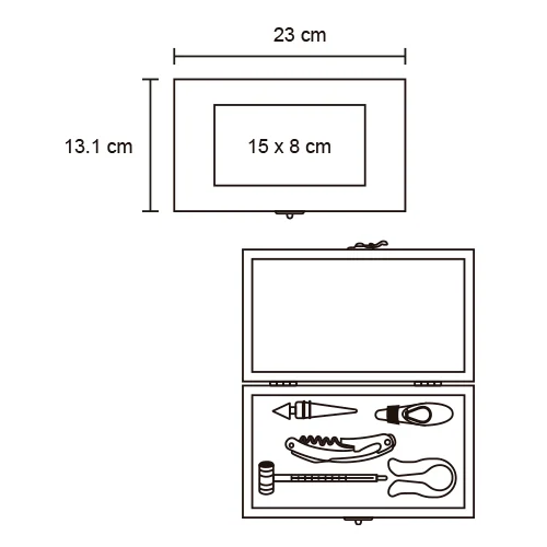 ho-157-extra Toscana – Set De Vino