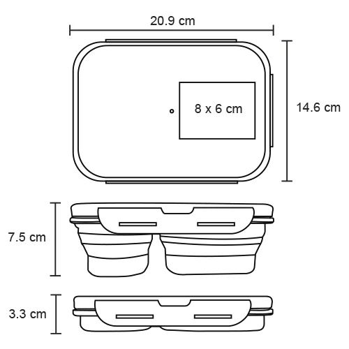 Toby – Contenedor De Alimentos De Silicón