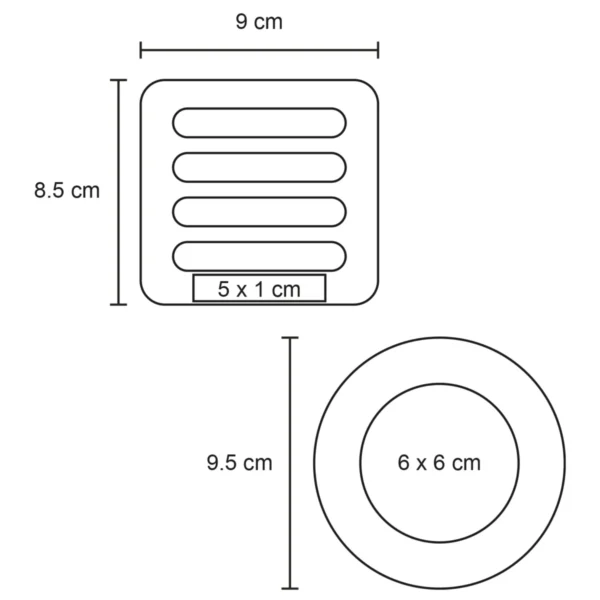 ho-176-extra Porso – Set De 4 Porta Vasos Circulares