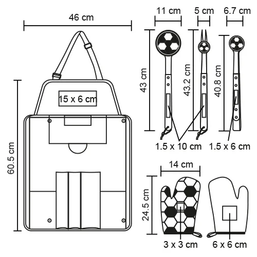 Sunday – Set De Bbq En Estuche