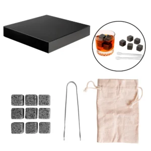 Jerez – Set De 6 Hielos De Piedra Natural