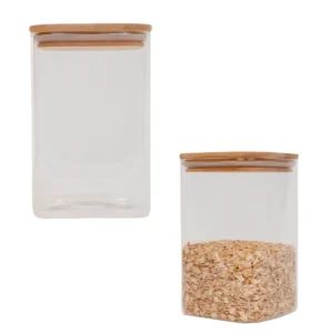 Teff – Recipiente De Vidrio Transparente