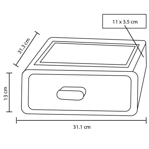 ho-224-extra Galbi – Asador Portable De 4 Piezas Desarmable: